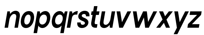 DhPafigo-SemiBoldSlanted Font LOWERCASE
