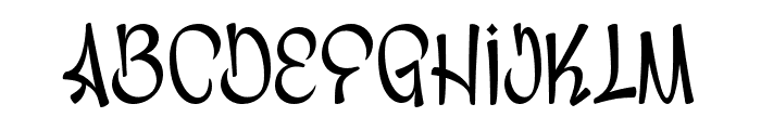 Dhiome Regular Font UPPERCASE