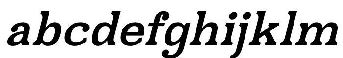 Dhrifted Italic Font LOWERCASE