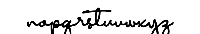 Diamant handwriting Font LOWERCASE