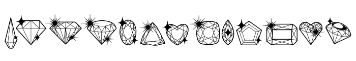 Diamond Doodle Font LOWERCASE