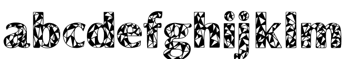 Diamond Font Font LOWERCASE