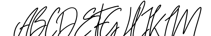 Diamond Signature Font UPPERCASE