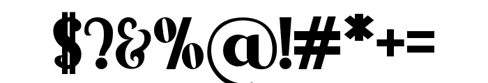 Diandra-Regular Font OTHER CHARS