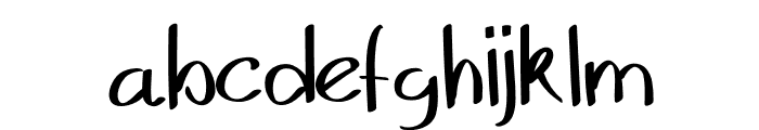 Diary Diana Font LOWERCASE
