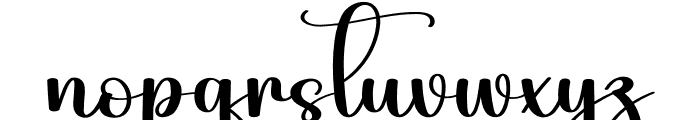 Diary Love Font LOWERCASE