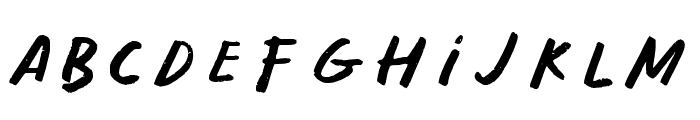 Diary Notes Font LOWERCASE