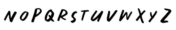 Diary Notes Font LOWERCASE