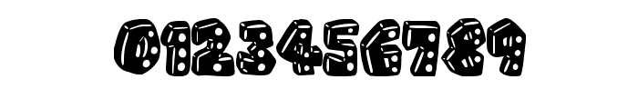 Dice Crazy By Squeeb Cr Regular Font OTHER CHARS