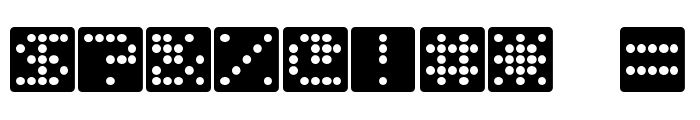 Dice Font OTHER CHARS