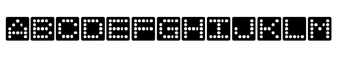 Dice Font UPPERCASE