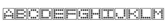 Dice Font LOWERCASE