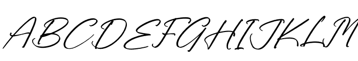 Dickerson Gatory Italic Font UPPERCASE