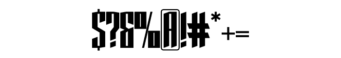 Dicknison Regular Font OTHER CHARS