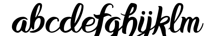 DieCunst Italic Font LOWERCASE