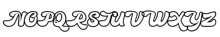 Dielust-Outline Font UPPERCASE