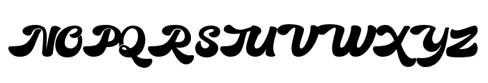 Dielust-Regular Font UPPERCASE