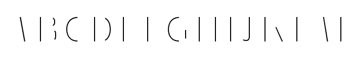 Diffan-Line Font UPPERCASE