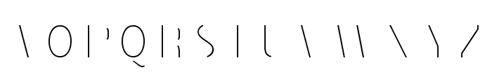 Diffan-Line Font UPPERCASE