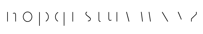 Diffan-Line Font LOWERCASE