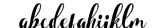 Differently Christmas Font LOWERCASE
