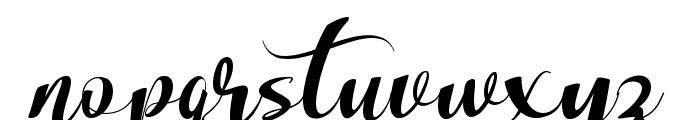 Differently Christmas Font LOWERCASE