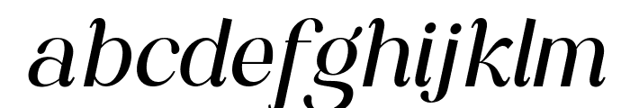 Difficult Italic Font LOWERCASE