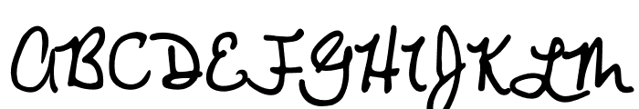 Digger-Script Font UPPERCASE