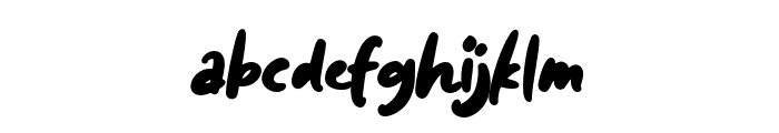Diggies-Regular Font LOWERCASE