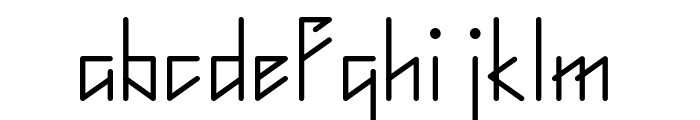 Digichild Font LOWERCASE