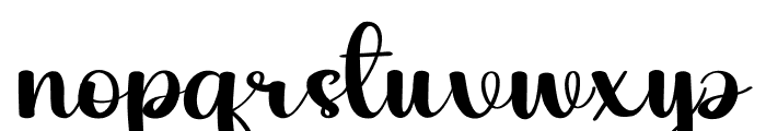 Digie Font LOWERCASE