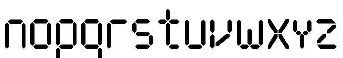 Digital Clock Font Font LOWERCASE