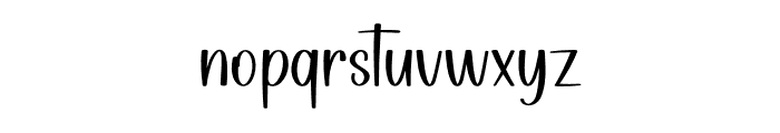 Digital Homework Font LOWERCASE