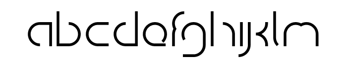 Digital Man Font LOWERCASE