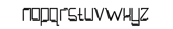 Digital Space Font LOWERCASE