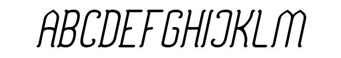 Digital Writing Italic Font UPPERCASE