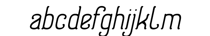 Digital Writing Italic Font LOWERCASE