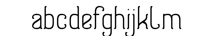 Digital Writing-Light Font LOWERCASE