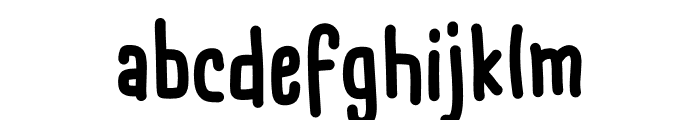 Digital note Font LOWERCASE