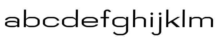 Digital regular Font LOWERCASE
