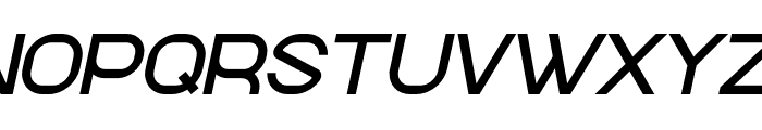 Digittal Italic Font UPPERCASE