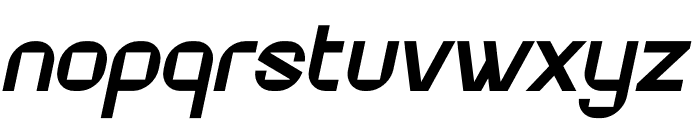 Digittal Italic Font LOWERCASE