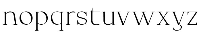 Dignitary Grandeur Light Font LOWERCASE