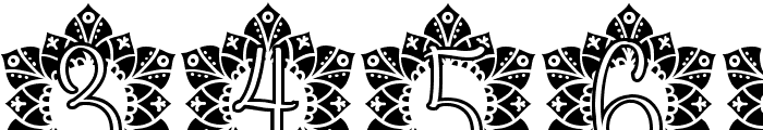 Dignity Mandala Monogram Font OTHER CHARS