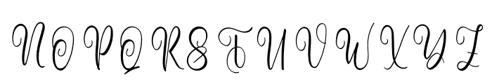 Dignity Font UPPERCASE