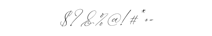 Dihatimela Adamelri Italic Font OTHER CHARS