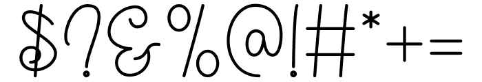 Dilla Rabbit Font OTHER CHARS