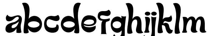 Dinagho Font LOWERCASE