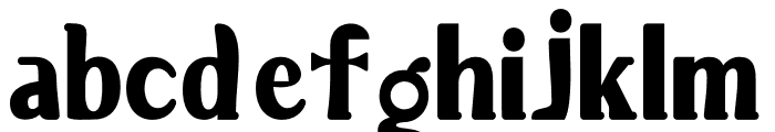 Dinale Font LOWERCASE