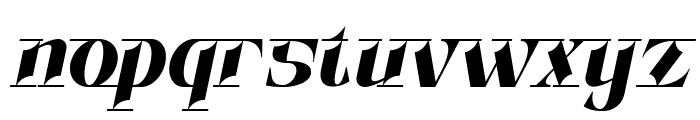 Dinamika-Italic Font LOWERCASE